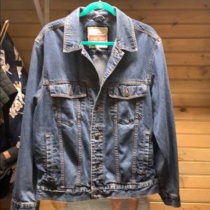 Eddie Bauer Denim Jean Jacket Medium Blue Wash M